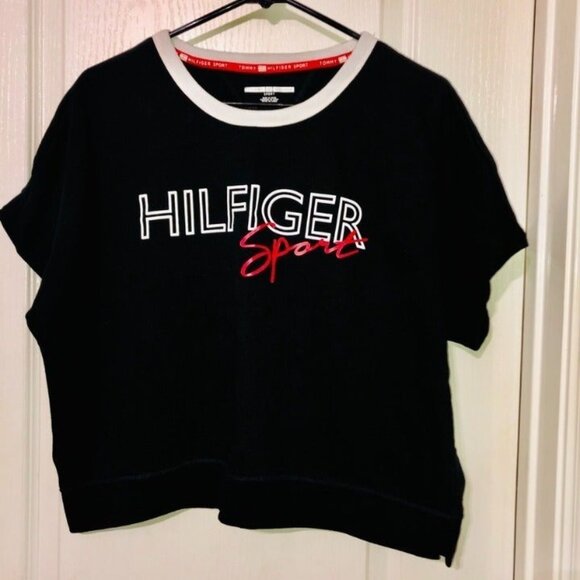 Womens Tommy Hilfiger Crop Top Large - Picture 1 of 2